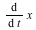 diff(x, t)